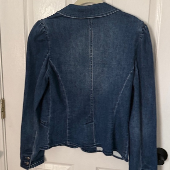 INC International Concepts Blue Denim Blazer - Picture 6 of 6